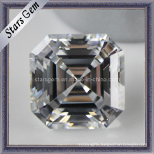 Asscher Cut Cubic Zirconia Gemstone Loose Stone